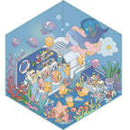 Stikiio™ Kawaii 3D Scene Stickers – Whimsical World Collection 🐾🧙‍♂️🧸