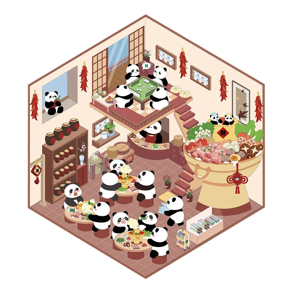 Stikiio™ Kawaii 3D Scene Stickers – Whimsical World Collection 🐾🧙‍♂️🧸