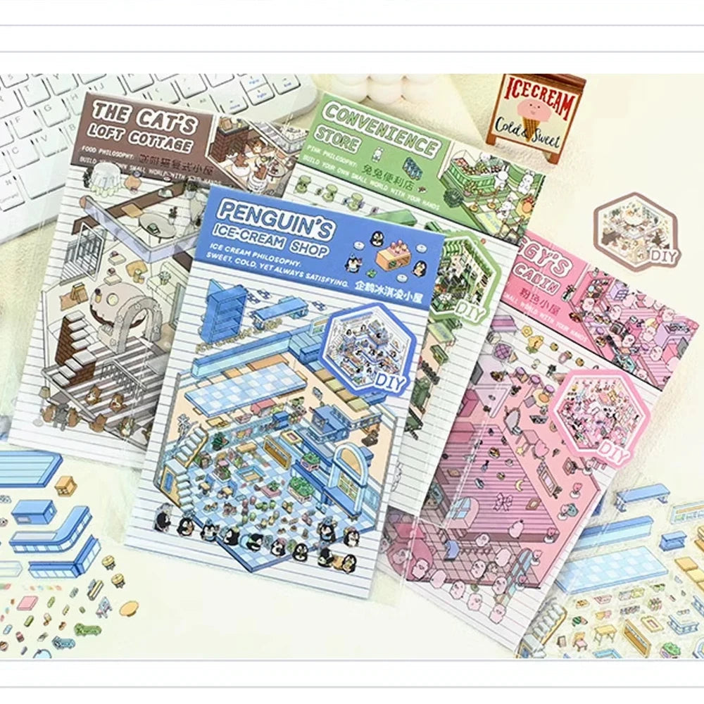 ✨Stikiio™ Kawaii 3D Scene Stickers