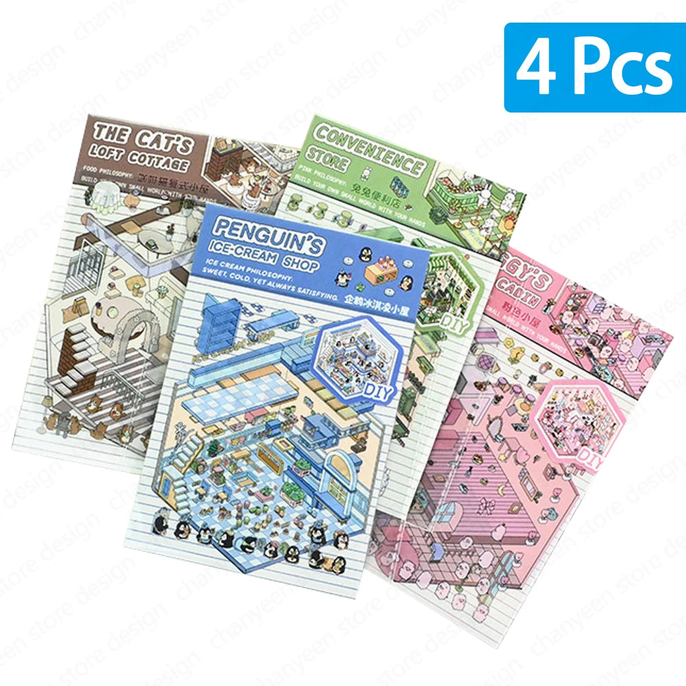 ✨Stikiio™ Kawaii 3D Scene Stickers