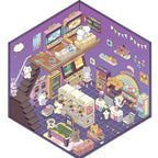 Stikiio™ Kawaii 3D Scene Stickers – Whimsical World Collection 🐾🧙‍♂️🧸