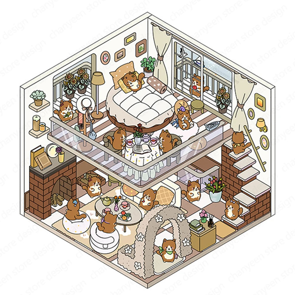 ✨Stikiio™ Kawaii 3D Scene Stickers