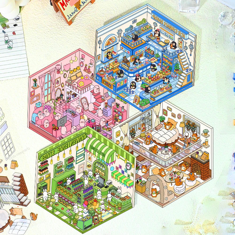 ✨Stikiio™ Kawaii 3D Scene Stickers